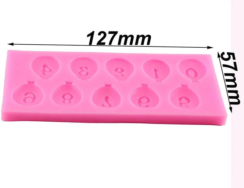 Mujiang DIY цифры конфеты силиконовые формы шоколад желе формы вечерние инструменты для украшения тортов из мастики 3D ремесло Мыло, фимо, глина формы