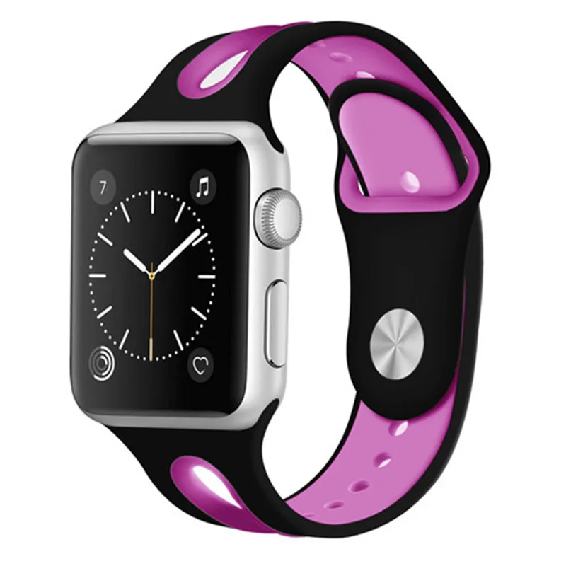 Спортивный ремешок для apple watch, ремешок для apple watch 4, 3, ремешок 44 мм, 42 мм, iwatch 40 мм/38 мм, браслет на запястье, ремешок для часов