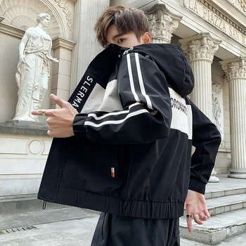 

Zogaa Mens Jacket 2019 Spring Autumn New Hooded Coat Men Clothing Korean Version Casual Fashion Jacket Men Streetwear
