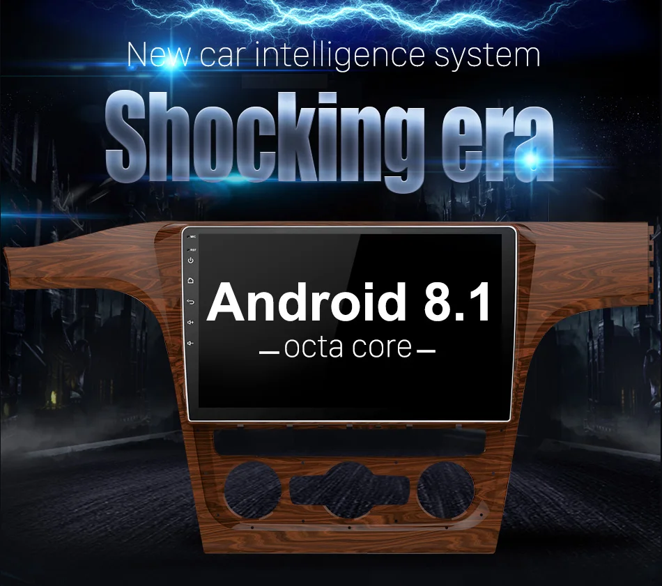 Best Eunavi Android 8.1 Octa-core 10.1 inch Car Radio HeadUnit GPS Navi Player for  VW Volkswagen Touran 2016 With SWC WIFI 2G+32G 3