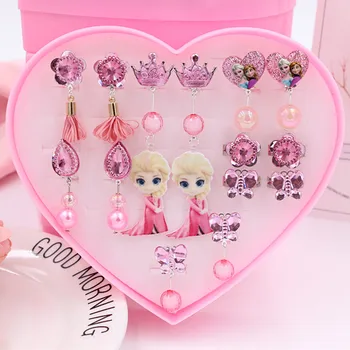 

Fashion Children Headwear Hello Kitty Ear-rings Ear Clip Hair Accessories Pearl Headwears Gifts For Cute Baby