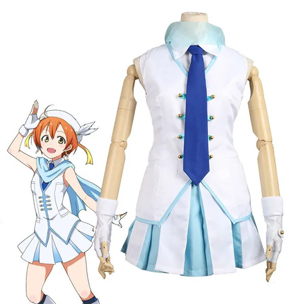 

2019 New LoveLive wonderful rush Rin Hoshizora cosplay costume women's Dress lovely full sets
