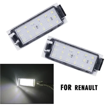 

CARLitek White Auto Assembly Lighting License PlateLight 12V For Renault for Master for Vel Satis for Megane 3 for Clio Laguna 2
