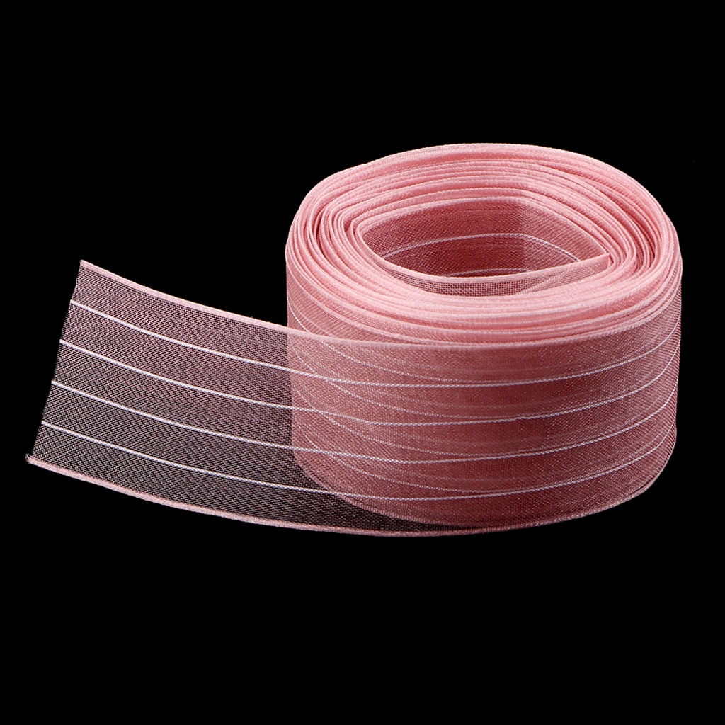 Sheer Organza Ribbon Wired, 2 Colors Can Choose –Wedding, Party, Home, Shop Decorations 1roll /10 Yards