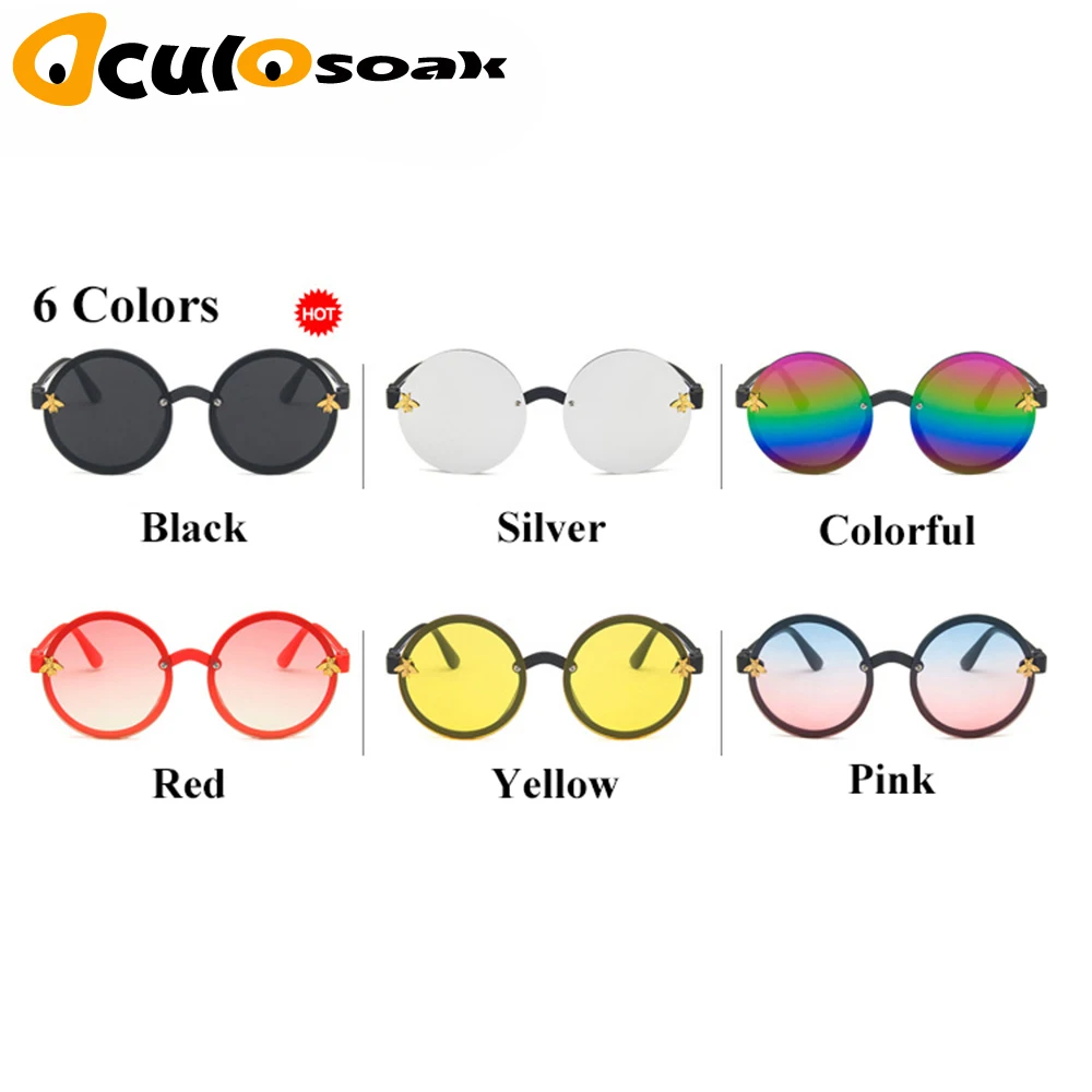 Новые продажи модные брендовые солнечные очки для детей черные Ретро детские солнцезащитные очки Защита от ультрафиолетовых лучей детские солнцезащитные очки для девочек очки для мальчиков