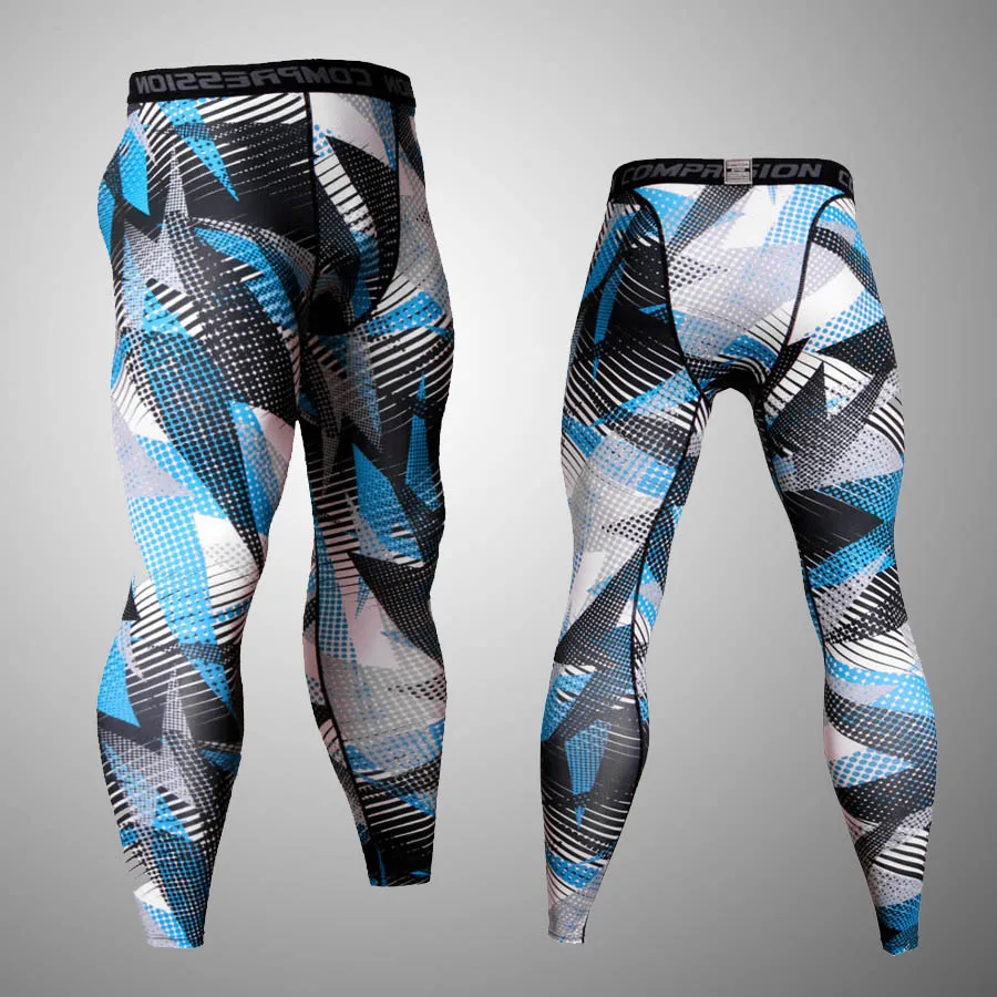 

tights MMA compression pants Men's camouflage clothing Brands Breathable Fitness Leggins rash gard men clothing crossfit shirt