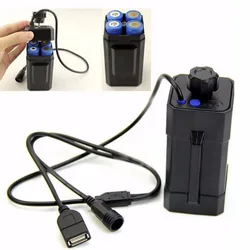 

4x 18650 Cycling Safety Waterproof Battery Pack Case House Cover for Bicycle Tail Light Headlight War
