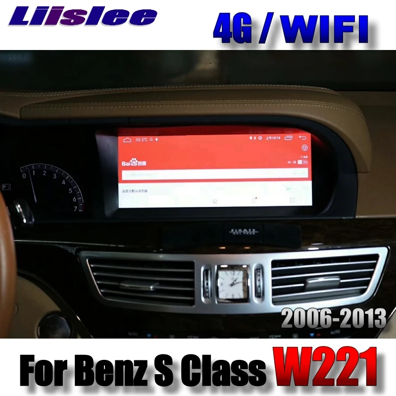 Liislee Car Multimedia Player NAVI For Mercedes Benz S W221 S280 S320 S400 S600 S63 2006~2013 Accessories Radio GPS Navigation 4