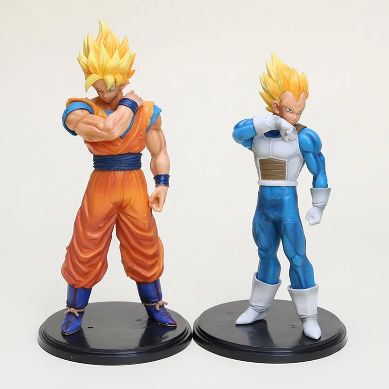 Dragon Ball Z Figures Super Saiyan Ros Goku Vegeta Pvc Action Figure 