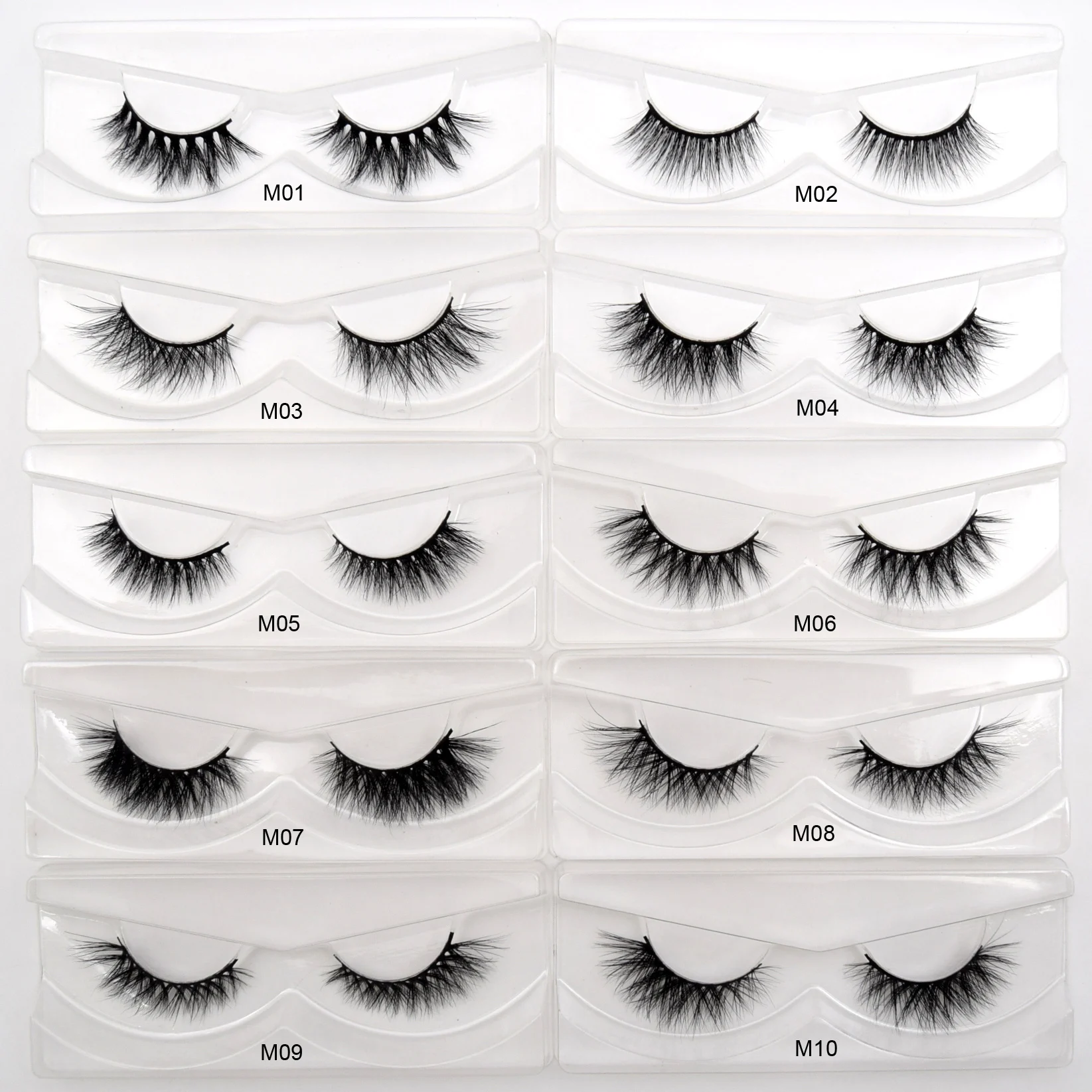 US $225.00 100 PairsLot Free DHL Visofree 3D Mink Lashes Makeup Mink Eyelashes Natural Lashes Bulk Mink Eyelashes New Style Lash