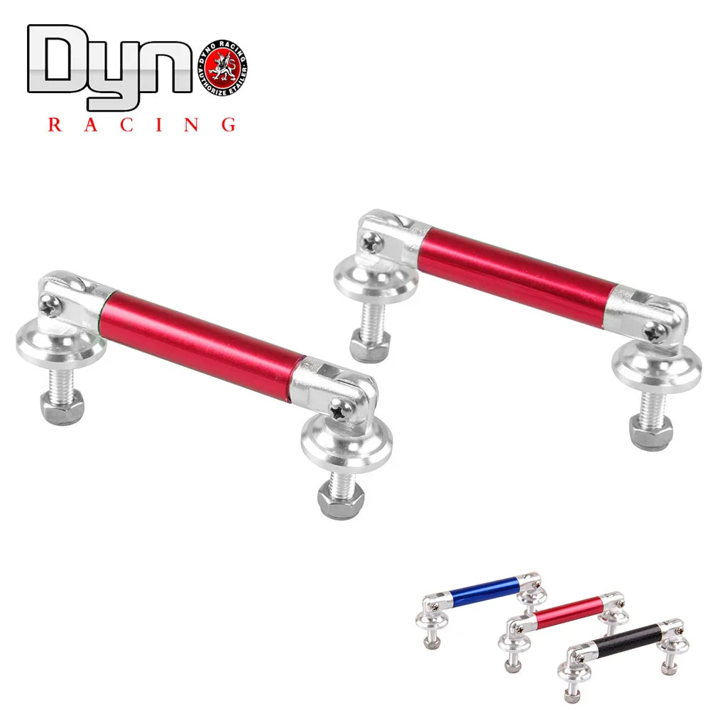 Dyno racing JDM стиль Универсальный Губы Бампер Распорки бар Brace Suppor алюминий реальные