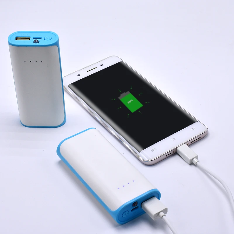 Мини USB внешний аккумулятор 7000 мАч 18650x2 портативный мобильный телефон зарядное