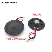 ^^Best Offers 2pcs/lot New Ultra-thin Toy-car horn 16 ohms 0.5 watt 0.5W 16R speaker Diameter 57MM 5.7CM with PH2.54 terminal wire length 10CM ^^Best Offers 2pcs/lot New Ultra-thin Toy-car horn 16 ohms 0.5 watt 0.5W 16R speaker Diameter 57MM 5.7CM with PH2.54 terminal wire length 10CM