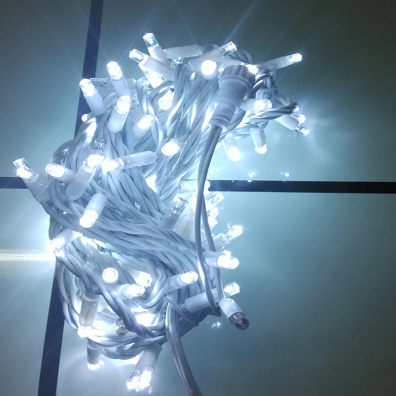

GentelWay icicle string light led Christmas holiday decoration lighting multiple color mini bulb lamp rubber cable waterproof