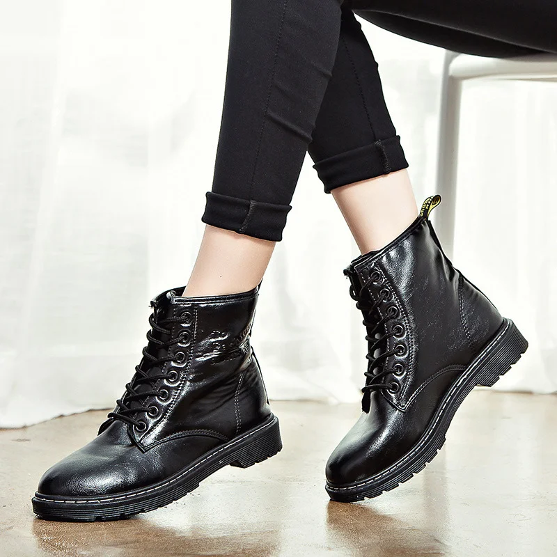 

2017 New Women Boots Women Shoes for Lady Genuine Leather Boots White Brand Ankle Boots