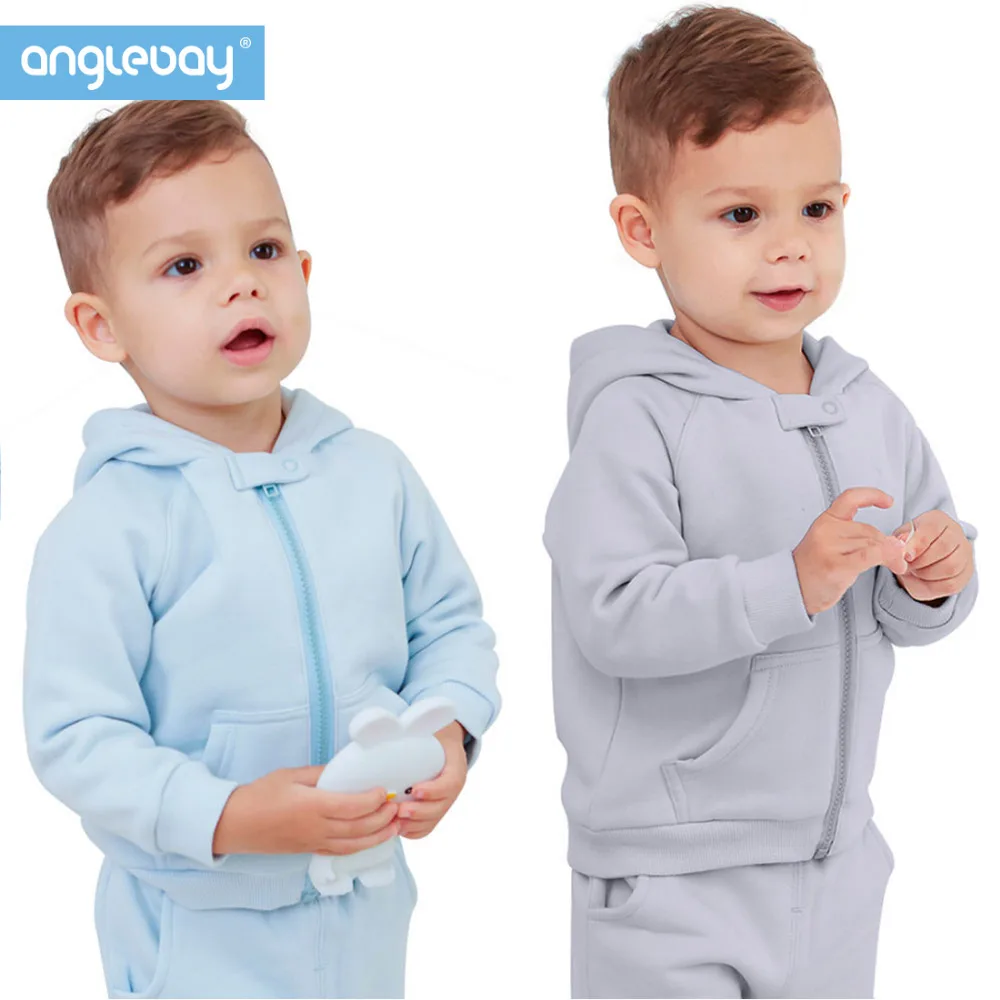 Anglebay Baby Sweatshirt Set 100 Cotton Baby Boys Girls Hooded