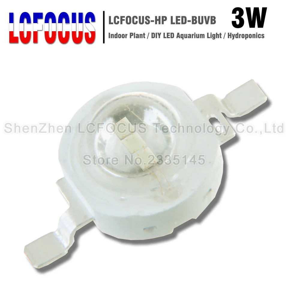 1W Genesis Photonics LED Grow Aquarium Lights PCB Heat Sink White Red Blue Chips