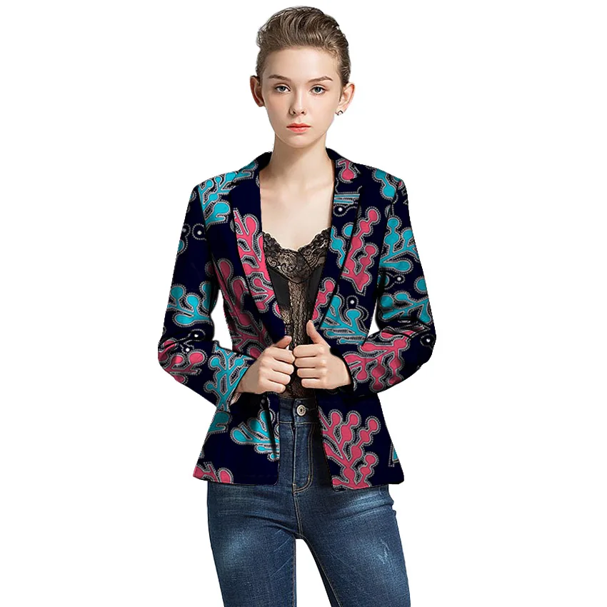 Tailored Made African Print Suit Jackets Women's Ankara Suit Female Blazers Kitenge Cocktail Outfit For Ladies Tailored Made African Print Suit Jackets Women's Ankara Suit Female Blazers Kitenge Cocktail Outfit For Ladies