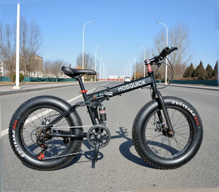 Top New brand 4.0 wide fat tire downhill mountain beach snow bicycle outdoor sport 20/26 inch 27 speed folding bike 15