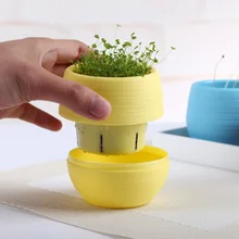 New Plastic Modern Flower Pot Home Decor Plant Pots Flowerpot