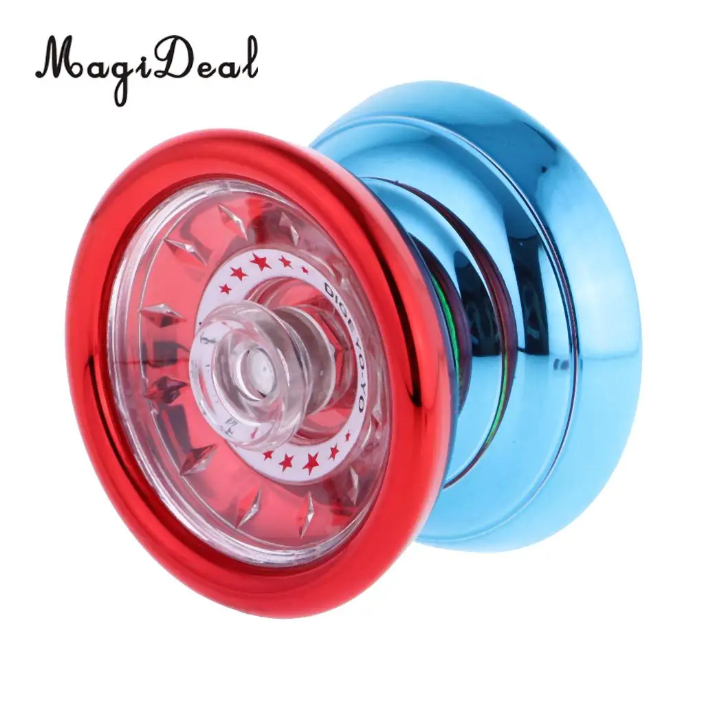 MagiDeal 1Pc Professional YoYo Aluminum Alloy String Trick Yo-Yo Ball KK Bearing for Beginner Adult Kids Classic Toy 7Kinds