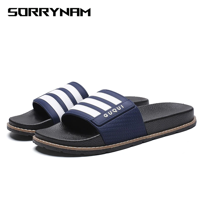 

Mens Slippers Home Slides Men Flip Flops Bathroom Slippers Non-slip Flat Outdoor Beach Slippers Indoor Mens Shoes