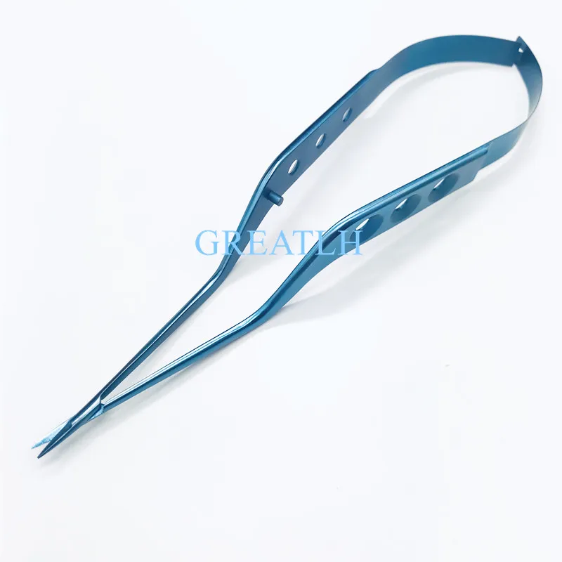 

2019 Titanium Straight Yasargil Mircro Scissor Bayonet Flat handle 19.5cm/20cm/23.5cm