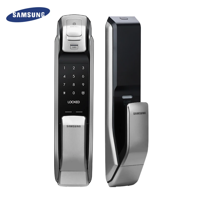 bilder für Englisch Version Große Einsteckschloss SAMSUNG SHP-DP728 Keyless BlueTooth Fingerabdruck PUSH PULL Digitale Türschloss Silber Farbe bilder für Englisch Version Große Einsteckschloss SAMSUNG SHP-DP728 Keyless BlueTooth Fingerabdruck PUSH PULL Digitale Türschloss Silber Farbe