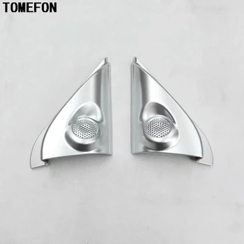 

ABS Chrome For Mitsubishi Outlander ASX 2016 Door Speaker Tweeter Triangle Decorative Stickers Cover Case Frame Trim 2PCS