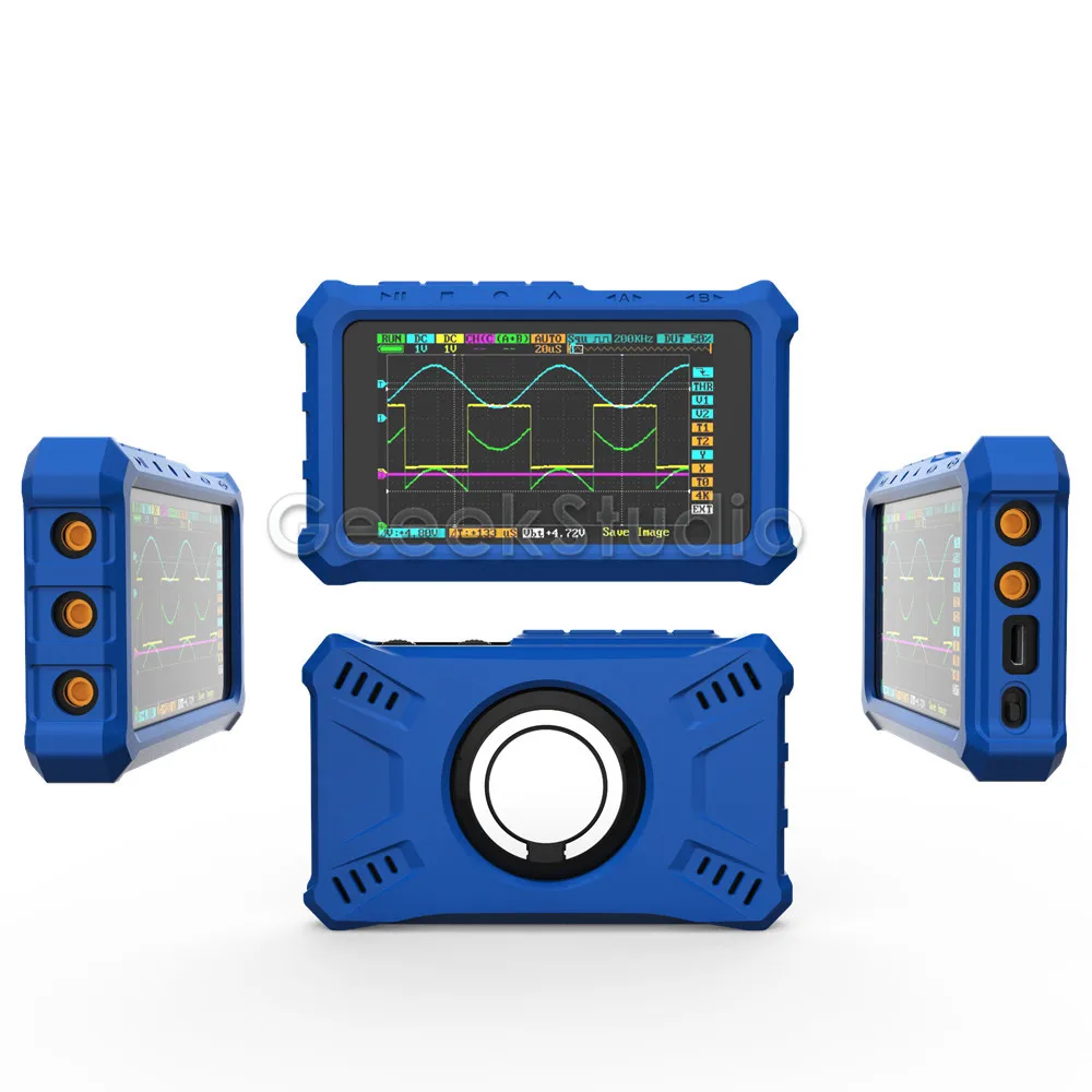 Мини DSO 4 цвета защитный силиконовый чехол резиновая крышка для DS213 DSO213 DS203 DSO203 осциллограф(не включает DSO - Цвет: Blue