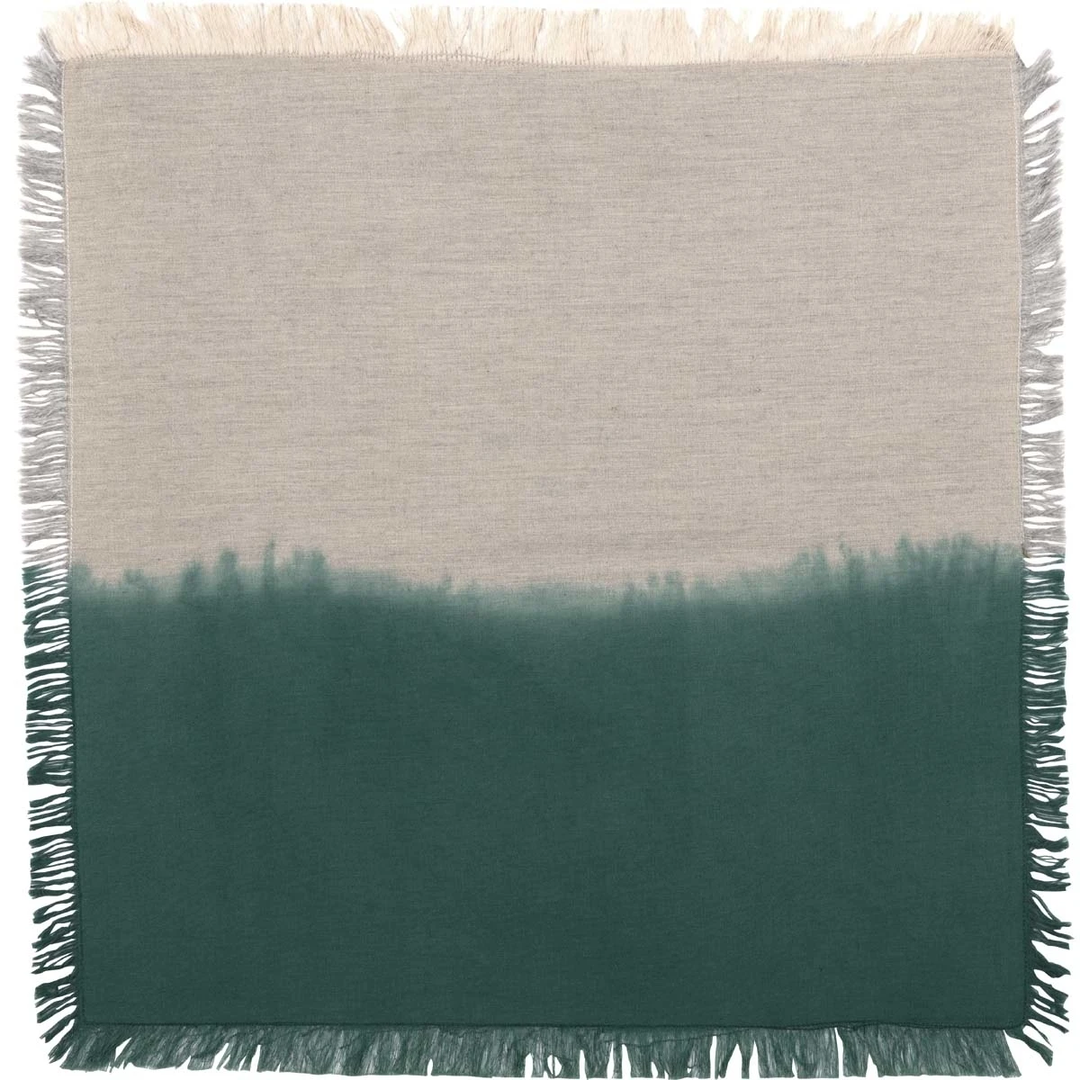 Farmhouse Tabletop & Kitchen Jessa Ombre Green Napkin Set of 6 (3)
