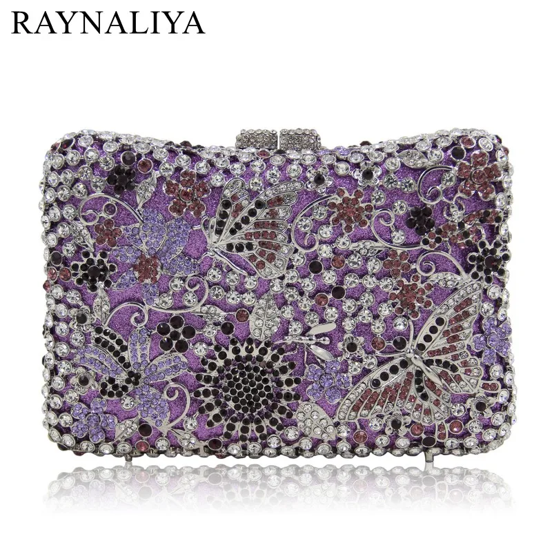 

2017 Time-limited New Minaudiere Hand Bag Diamonds Flowers Women Fashion Landscape Hasp Evening Bags Handbag Smyzh-e0285