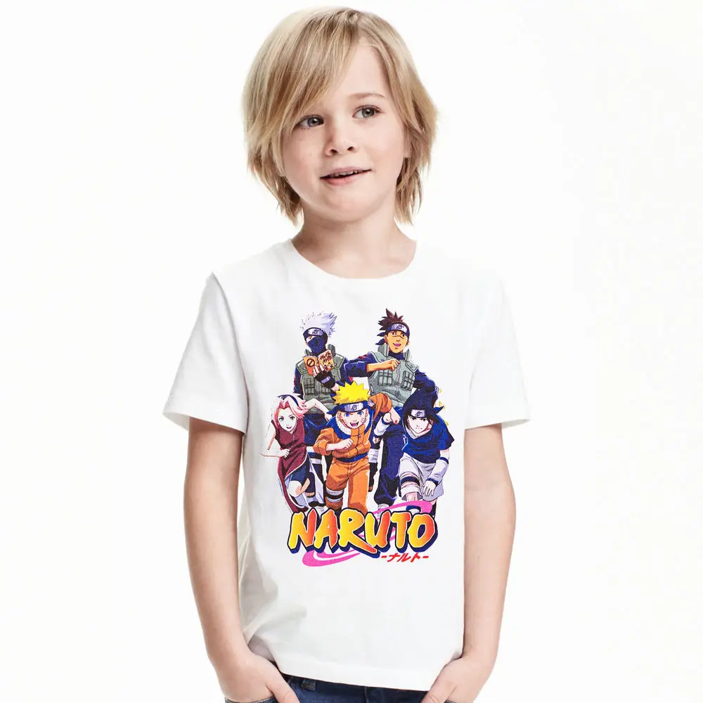 

Children's boys clothes T-shirt Toddler Baby Kids Boys Girls Cartoon Naruto Printed Tops T Shirt Outfits drop shipping