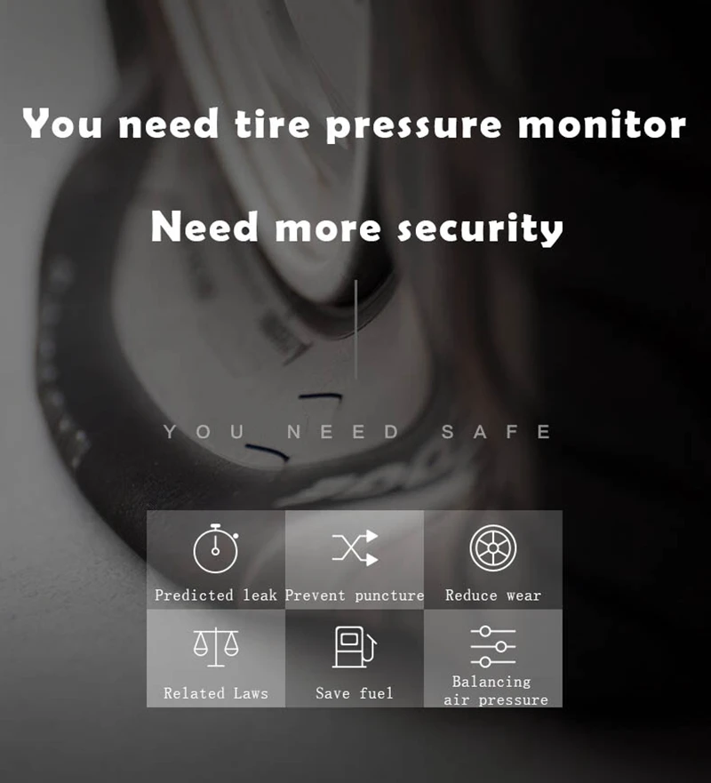 Новая автомобильная система TPMS для Android USB система контроля давления в шинах навигационный дисплей Беспроводная Автомобильная сигнализация безопасности давления в шинах