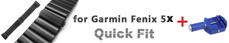 rápido para garmin fenix 5x pulseira de relógio para fenix 3 hr
