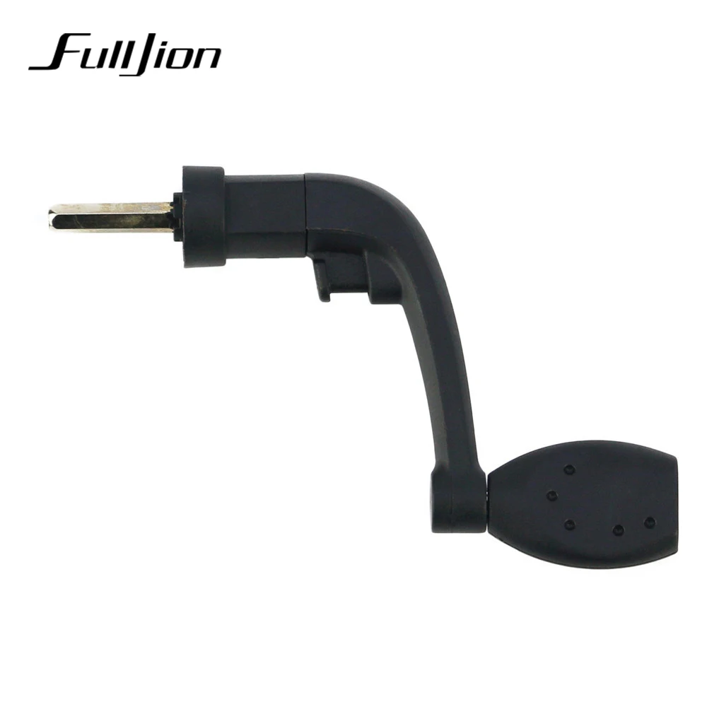 Fulljion البلاستيك للطي كرنك الصيد بكرة مقبض مع المسمار الروك ذراع ل 200 نمط الغزل الصيد عجلة معالجة أداة