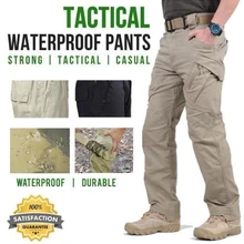 Военные тактические брюки IX9, водонепроницаемые армейские брюки SWAT, износостойкие, много карманов, тянущиеся, городские тактические брюки-карго