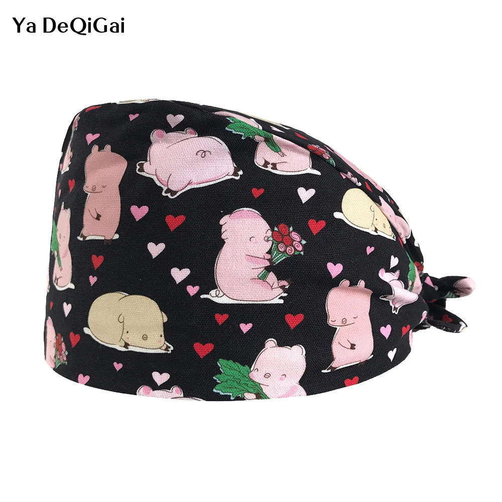 

Medical Surgical Cap Adjustable Beauty salon cap Doctor Pharmacy Pet clinic nurse hat medical scrubs hat men and women wholesale