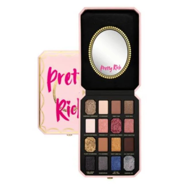

2018 New Cosmetics Pretty Rich 16 Shades Color Diamond Light Eyeshadow Palette Limited Edition