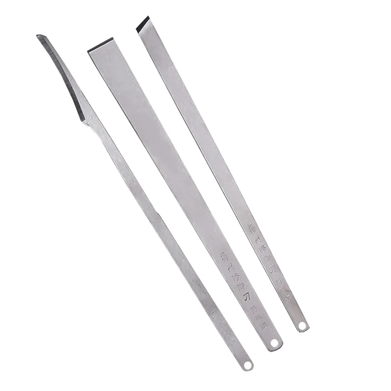 3pcs Stainless Steel Toe Nail Shaver Feet Pedicure Knife Kit Foot