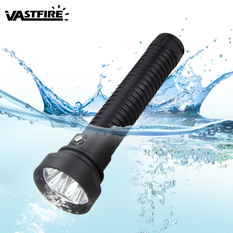

VastFire 4000LM Waterproof 4 mode 4 LED lamp beads Diving flashlight Torch 26650 Hunting Flash light