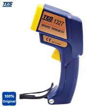 TES-1327 ручной термометр ИК инфракрасный термометр излучение Регулируемая и звуковая и визуальная сигнализация