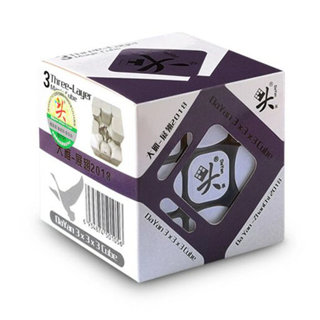 Dayan Zhanchi волшебный куб 3x3 скоростной Головоломка Куб Интеллектуальные Игрушки для соревнований вызов-3 цвета