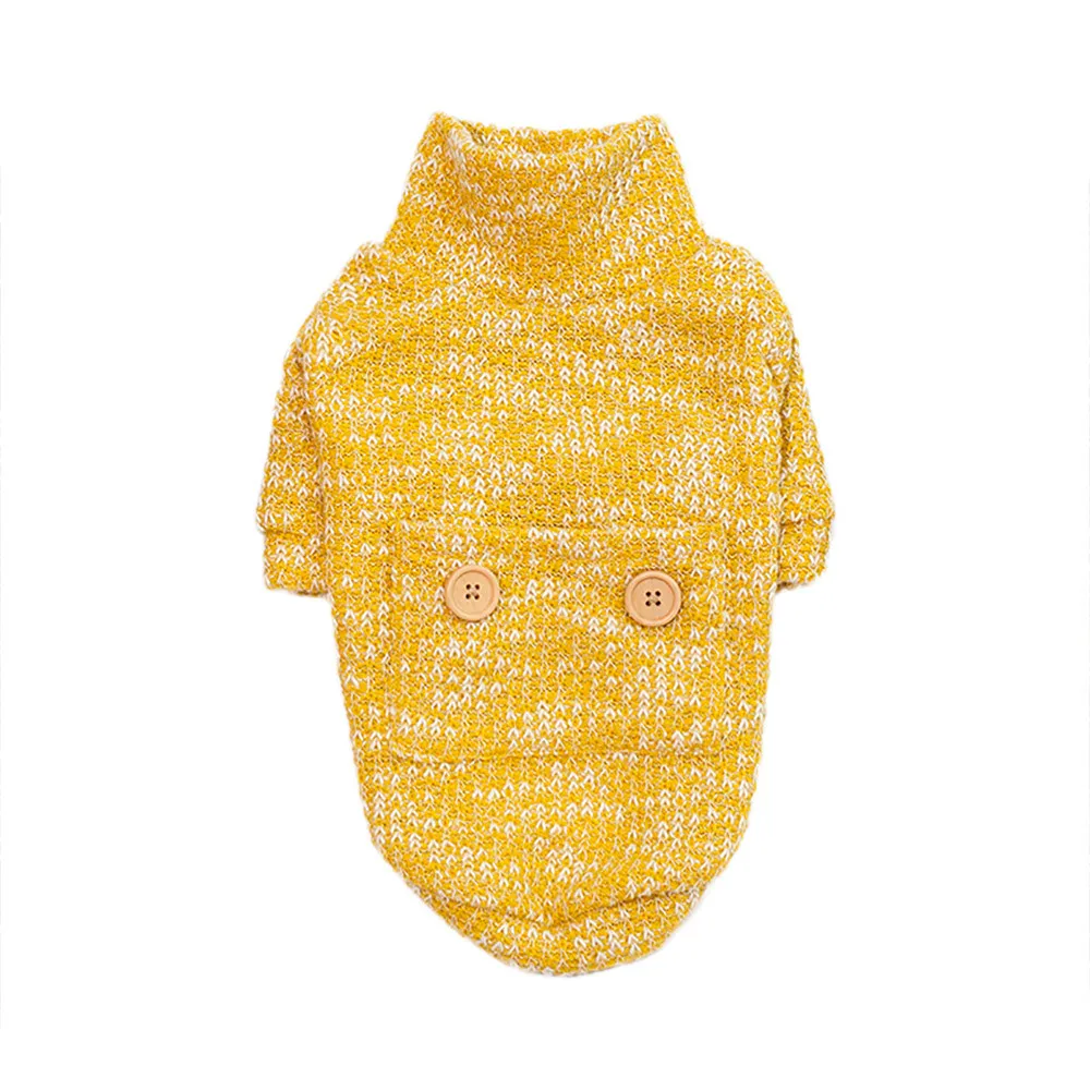 

Pet Cloth Sweater Dog Clothes Jumpsuits Woolen Overrolls For Puppy Dog Cute Three Color Yorkshire Terrier Hot Sell Drop Shipping