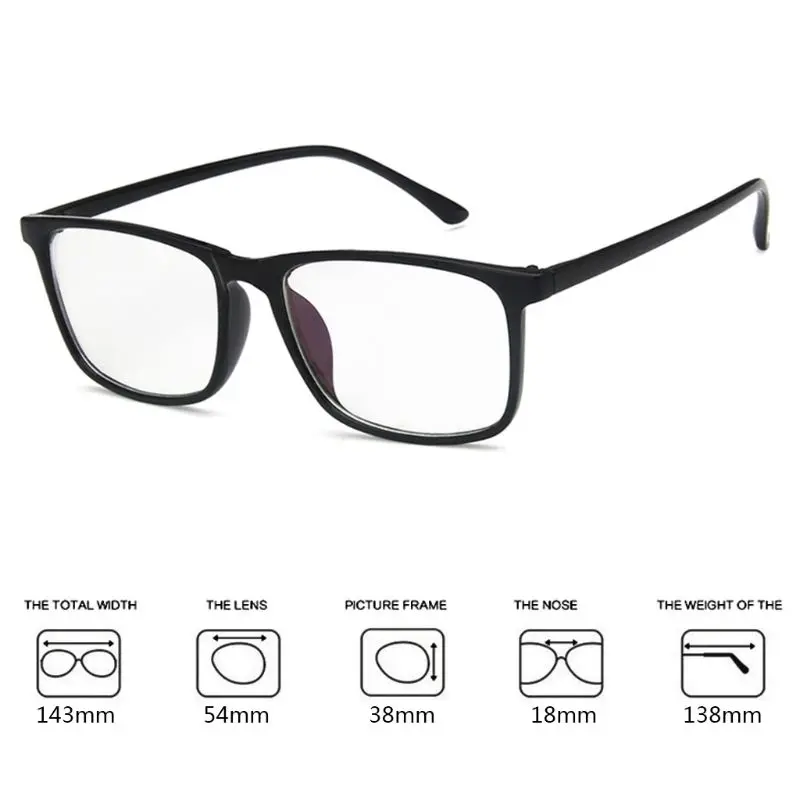 Оптические очки, модная оправа для близорукости, ретро квадратные винтажные прозрачные линзы, очки