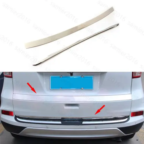 

2x Steel Rear Truck Tailgate Cover Trim Strip with Logo For Honda CRV CR-V 12-16
