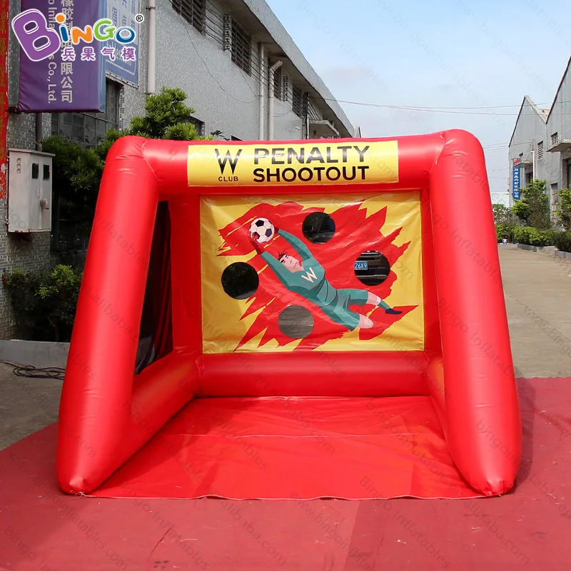 Free delivery 2.5X3.5X2m Inflatable soccer goal for shooting game blow