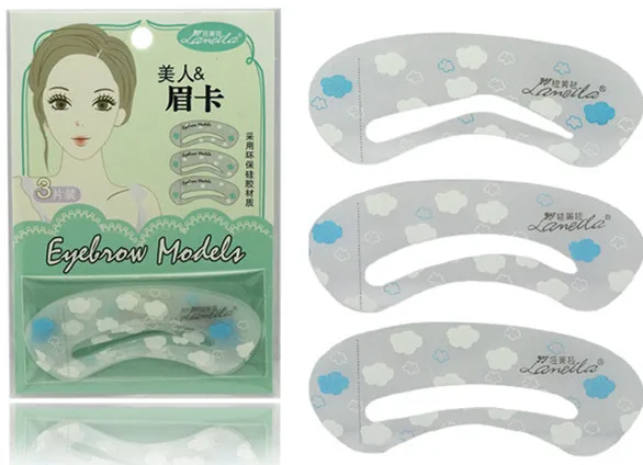 aliexpresscom buy 3pcs eyebrow stencils 3 eye model