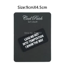 Привести меня не в искушение забавные смешные крутые куртка байкера Татуировка Рок панк аппликация Железный На пришить патч Заказная заплата значок