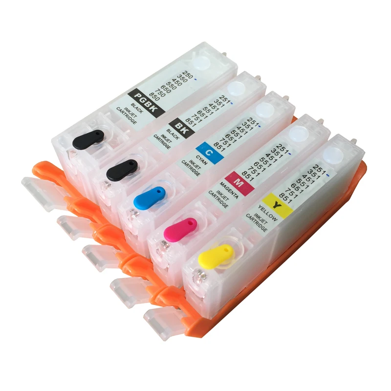 5 шт. картриджи для принтеров Canon PIXMA IP7240 MG5440 MG5540 MG6440 MG6640 MG5640 MX924 MX724|ink cartridge|refillable ink